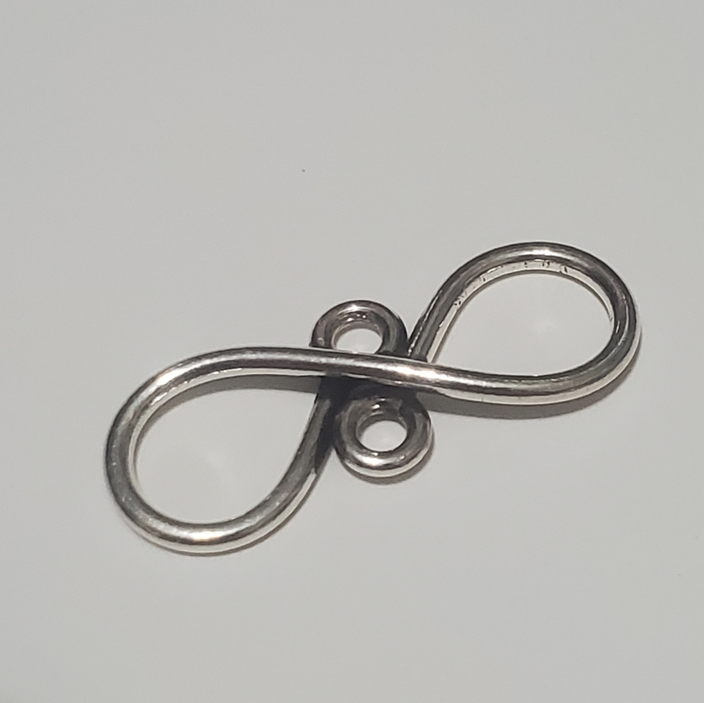 2/$15 Sterling Silver Infinity Figure 8 Link